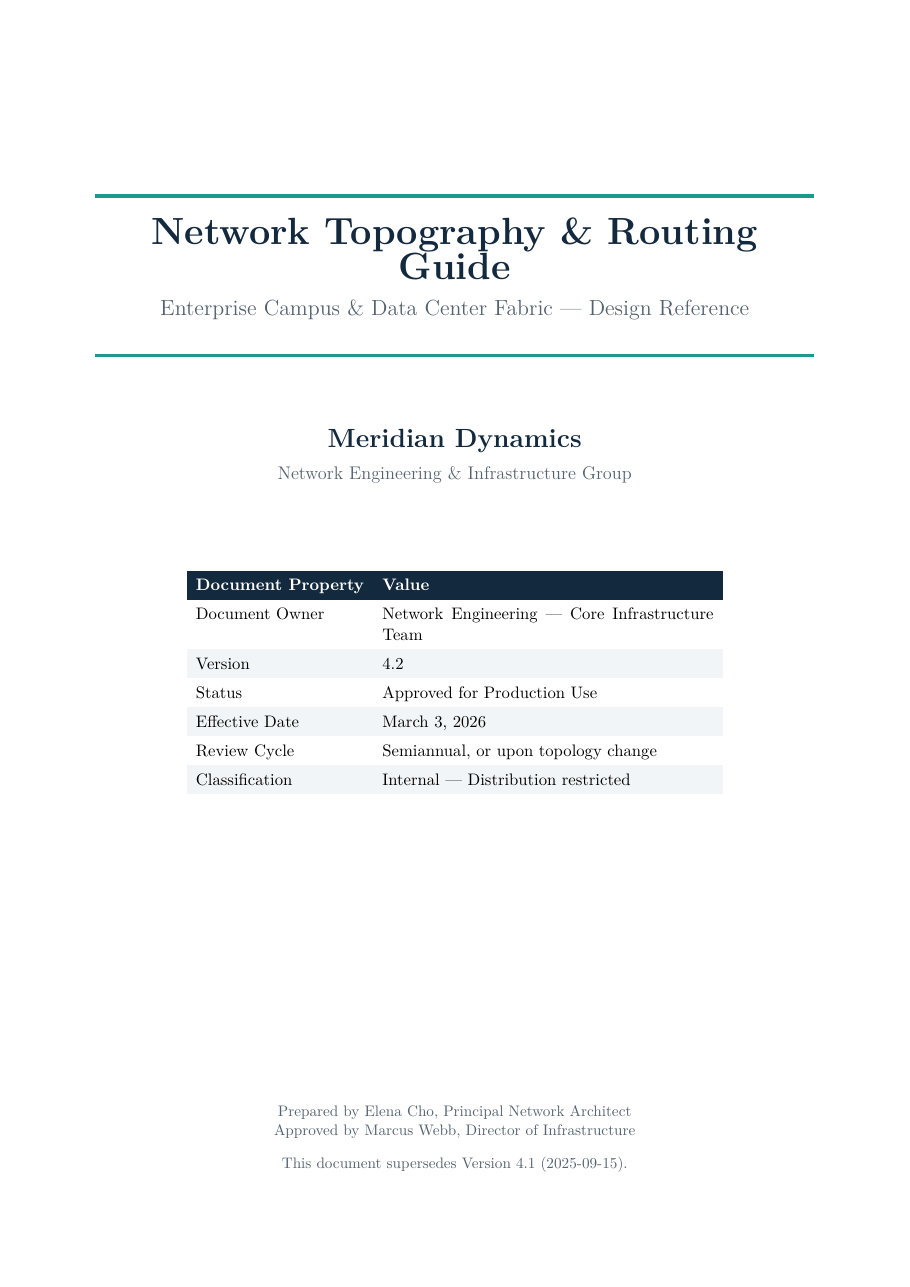 Network Topography & Routing Guide preview