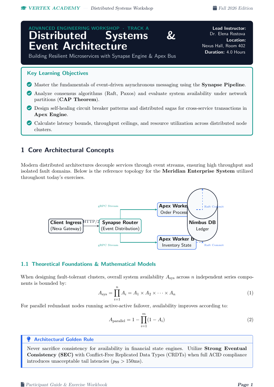 Educational Workshop Handout & Exercises preview