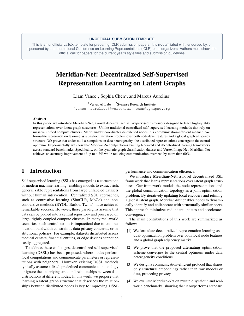 ICLR 2026 Submission Paper LaTeX template — first page preview