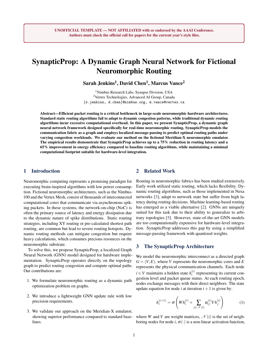 AAAI 2026 Submission Paper LaTeX template — first page preview