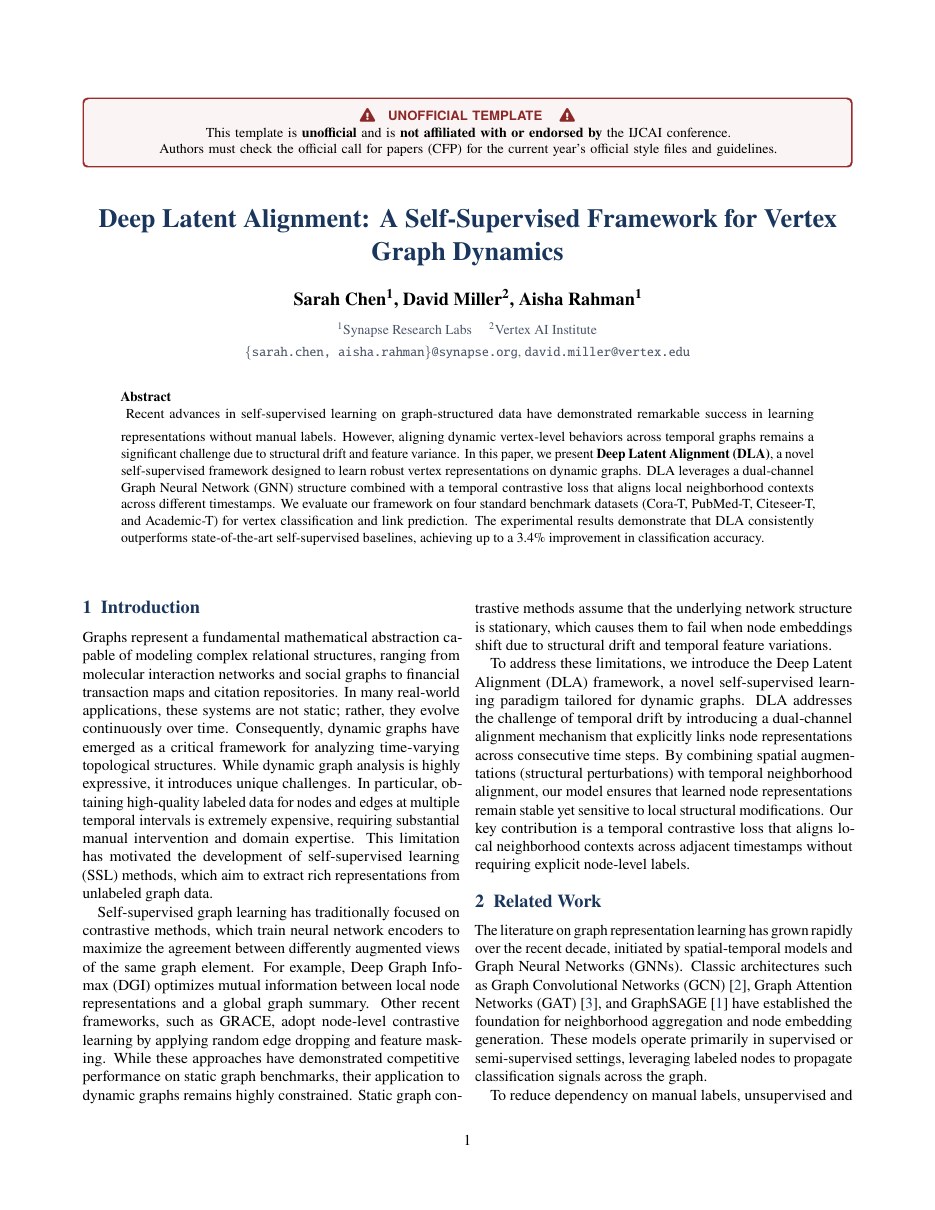 IJCAI 2026 Submission Paper LaTeX template — first page preview