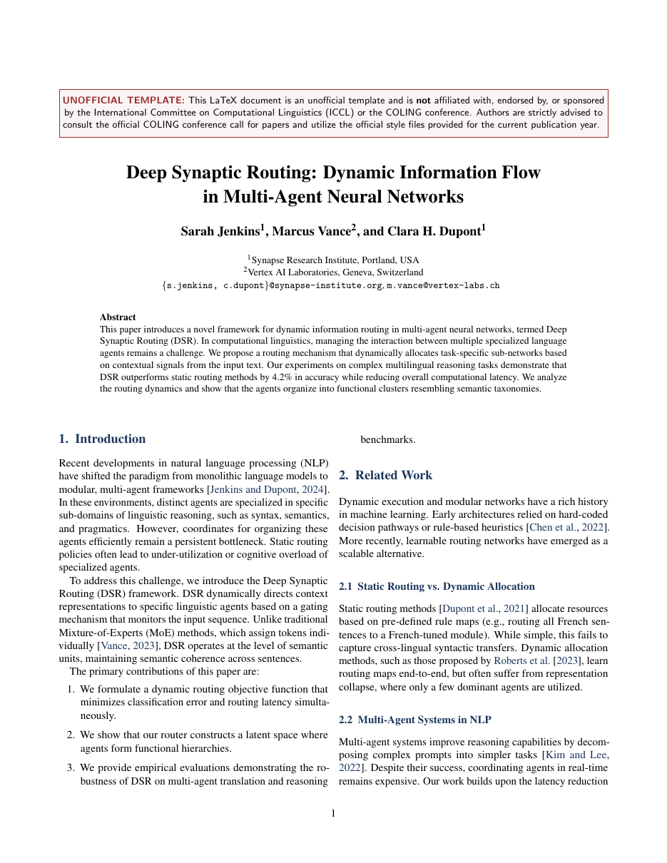 COLING Submission Paper LaTeX template — first page preview
