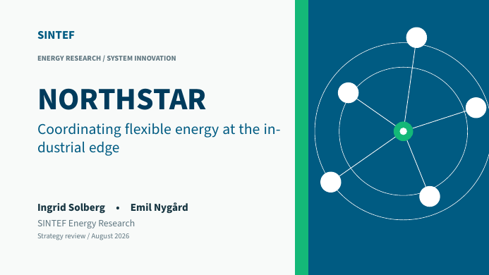 SINTEF Beamer Theme LaTeX template — first page preview