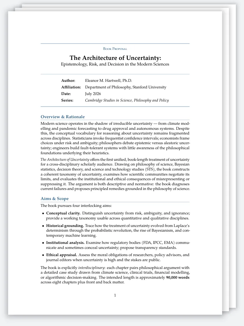 Academic Letterhead preview