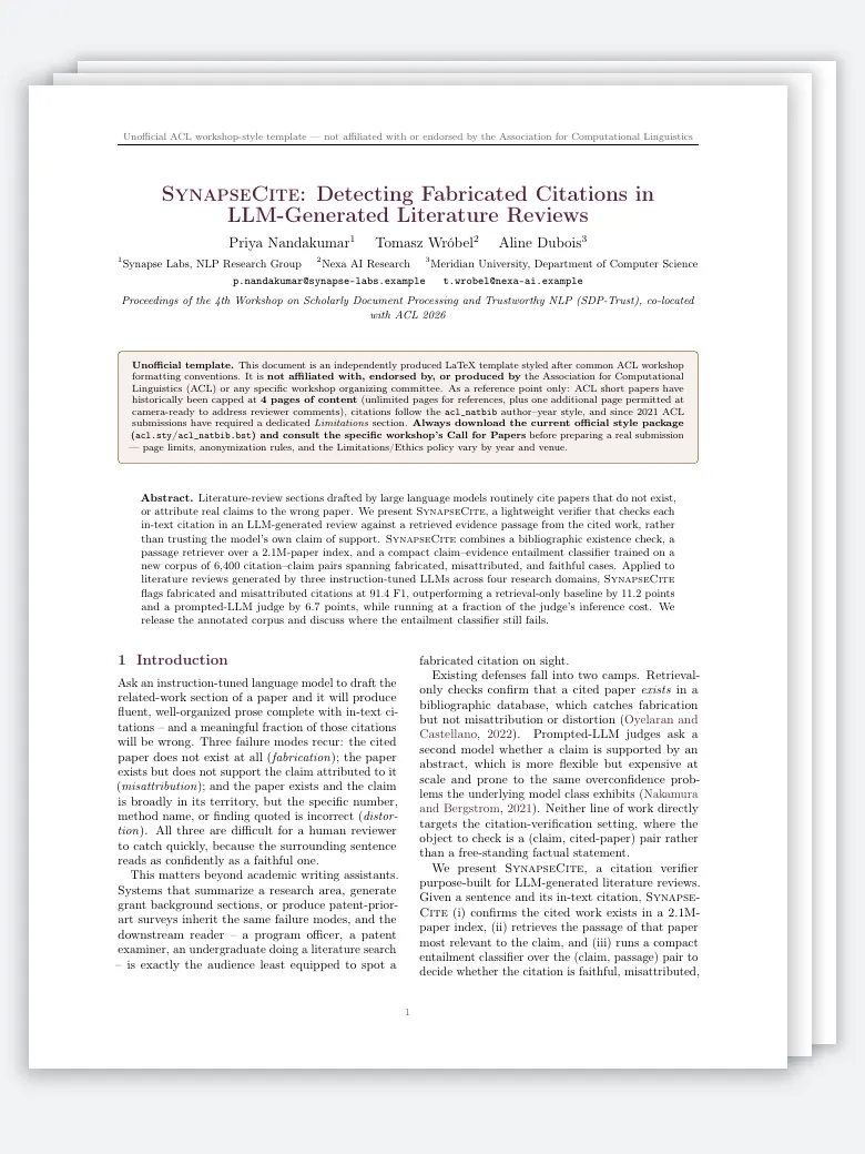 ACL Workshop Short Paper preview