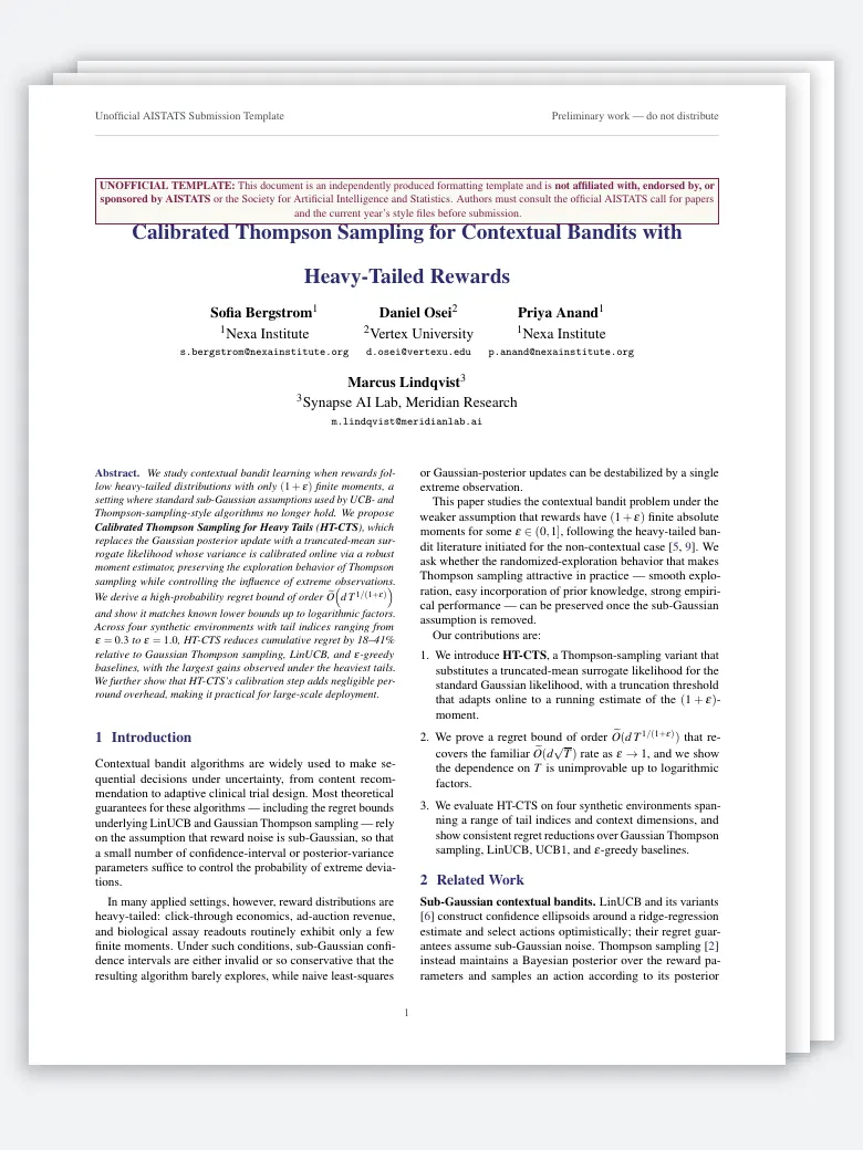 AISTATS Submission Paper preview