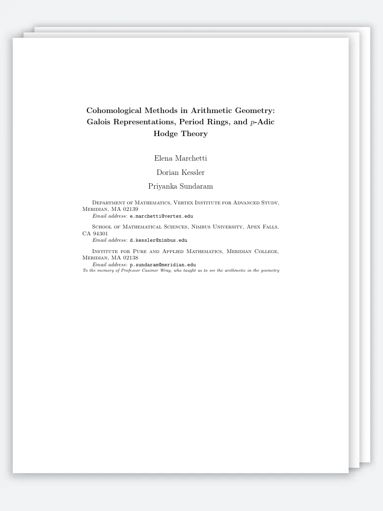 AMS Advanced Mathematical Monograph preview