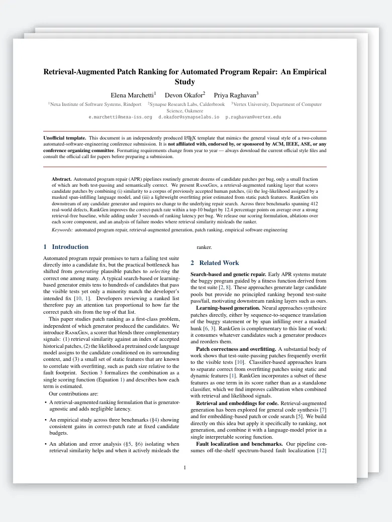 ASE Technical Paper preview