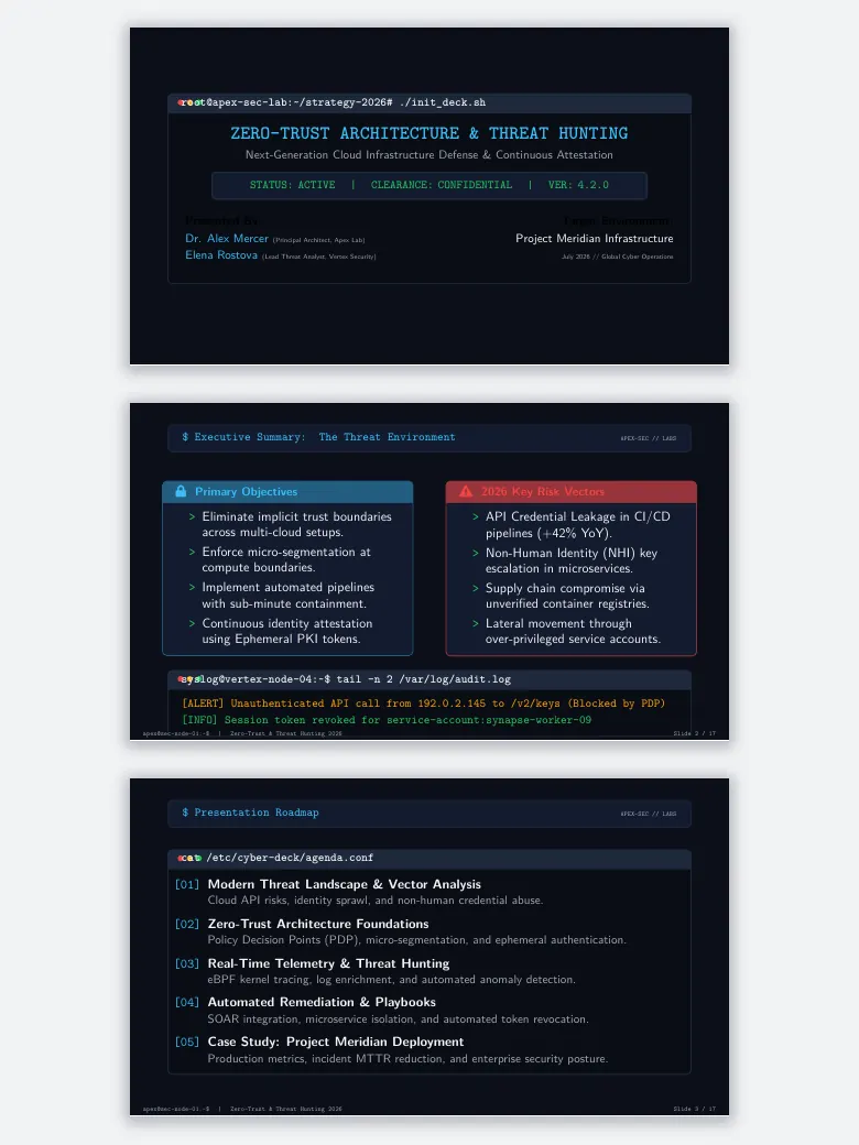 Beamer Modern Cyber & Security Deck preview