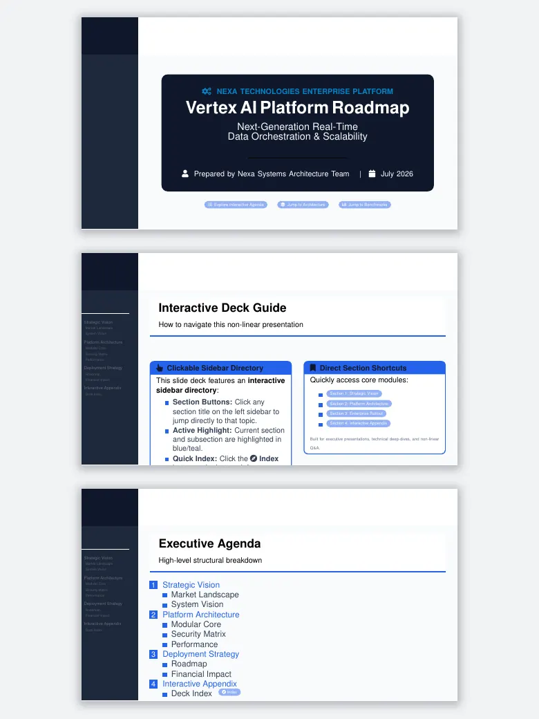 Beamer Interactive Navigation Presentation preview