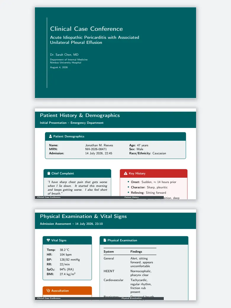 Medical Case Presentation preview