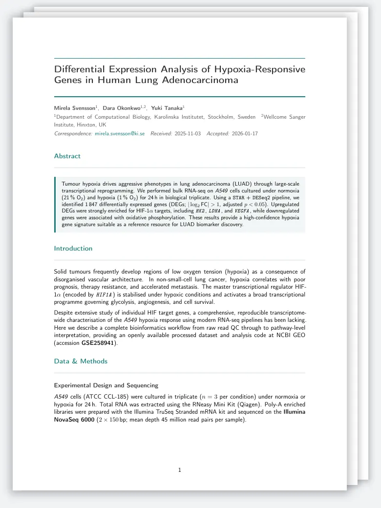 Bioinformatics Report preview