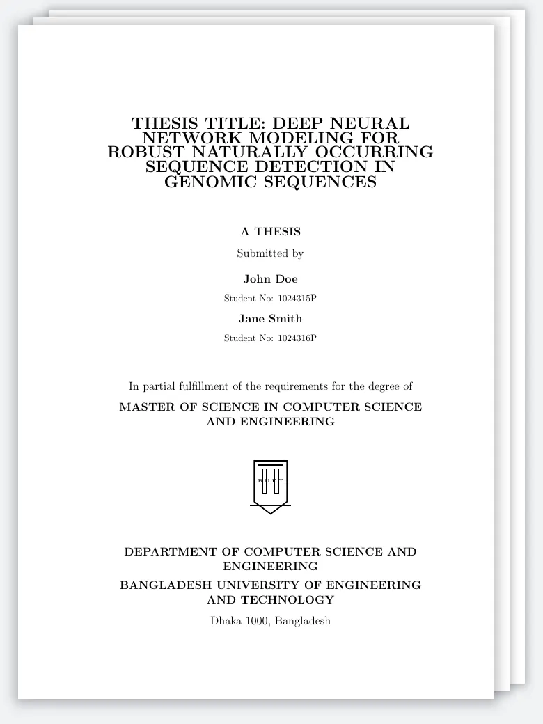 BUET Thesis preview