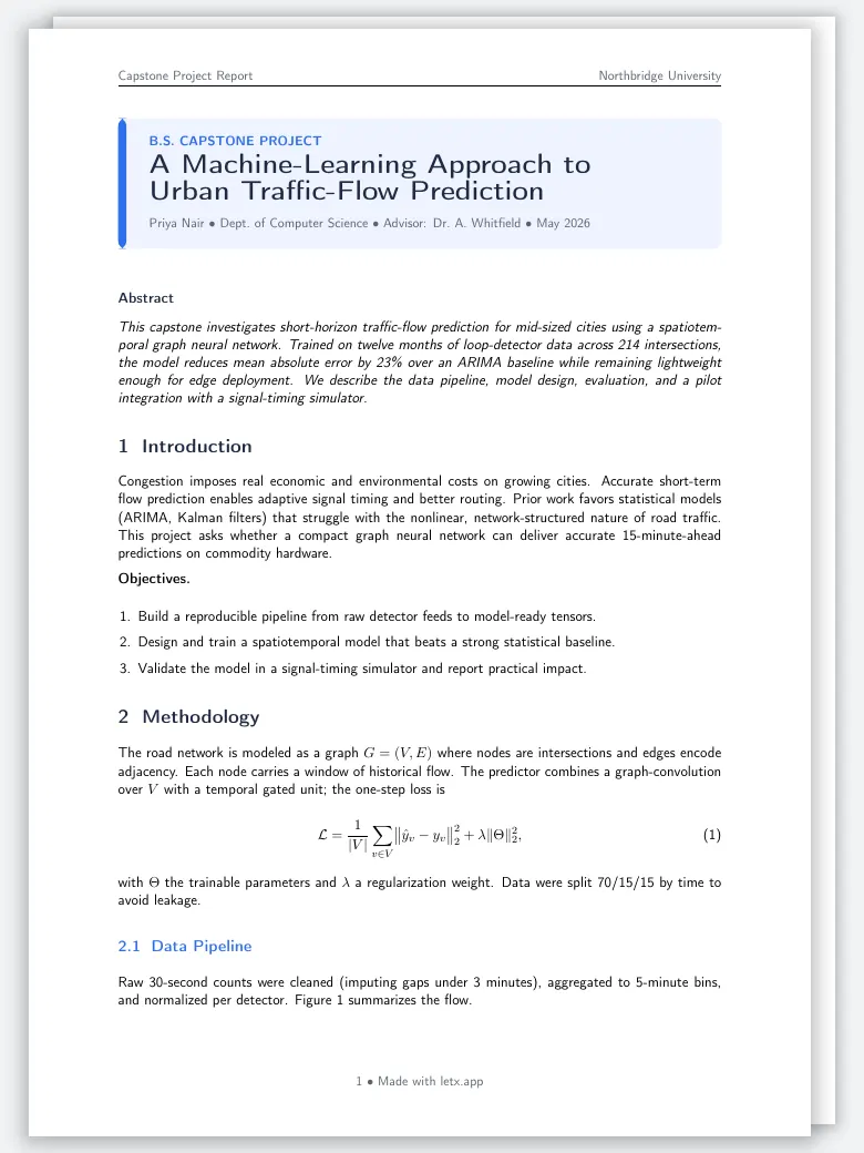 Capstone Project Report preview