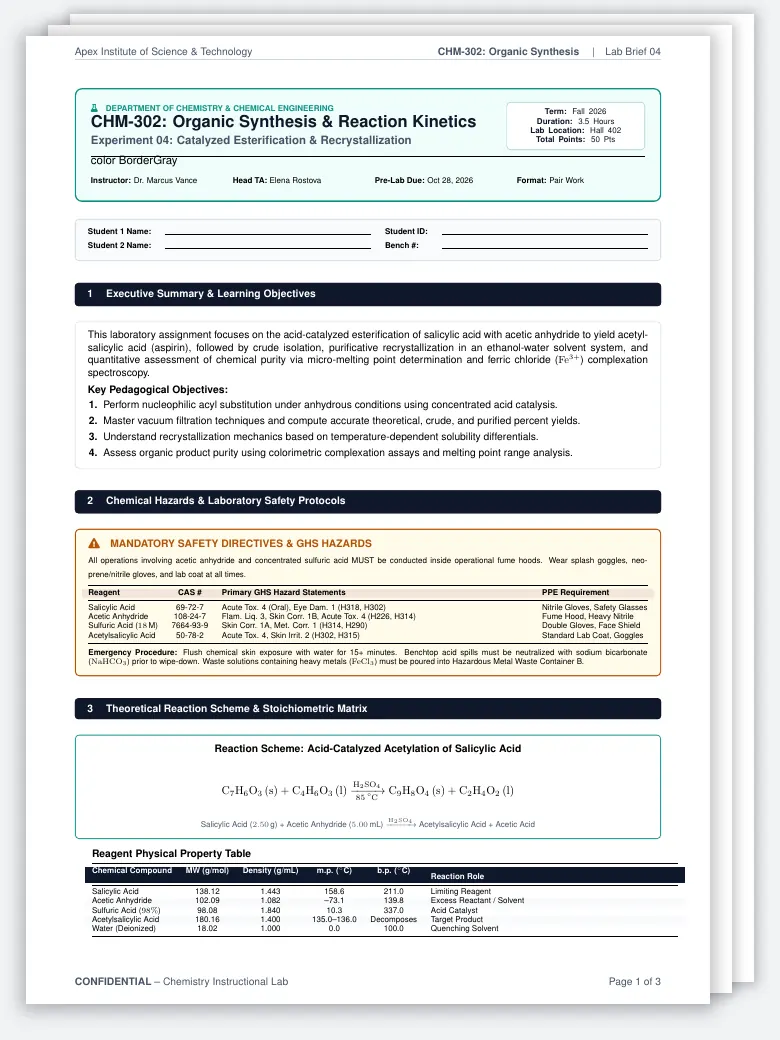 Chemistry Lab Assignment Brief preview