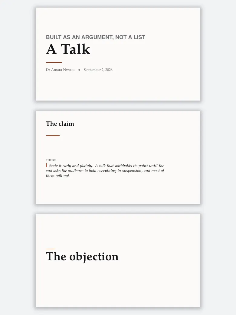 Editorial Keynote Narrative Deck preview