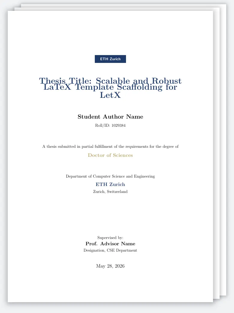 ETH Zürich Thesis preview