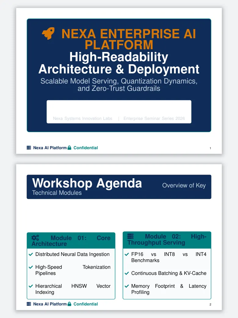 FoilTeX High-Readability Workshop Deck preview