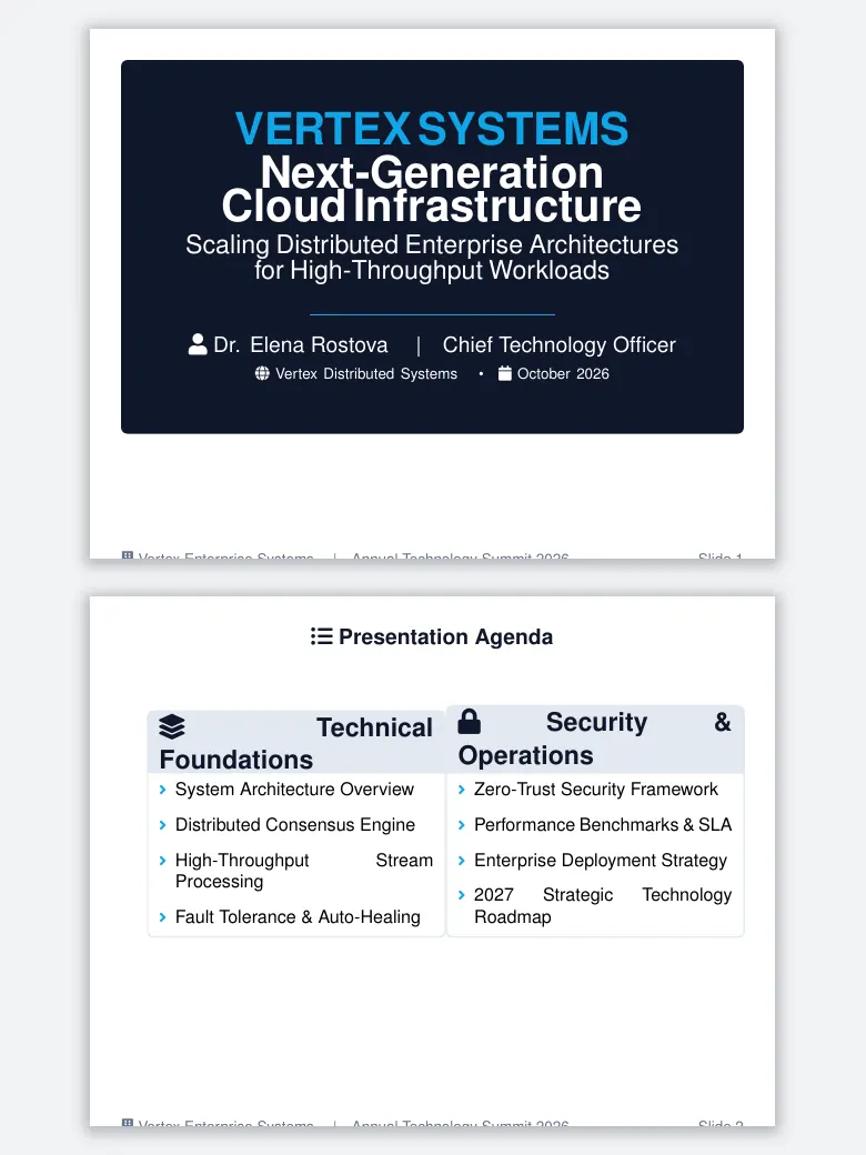 FoilTeX Large Print Conference Slides preview