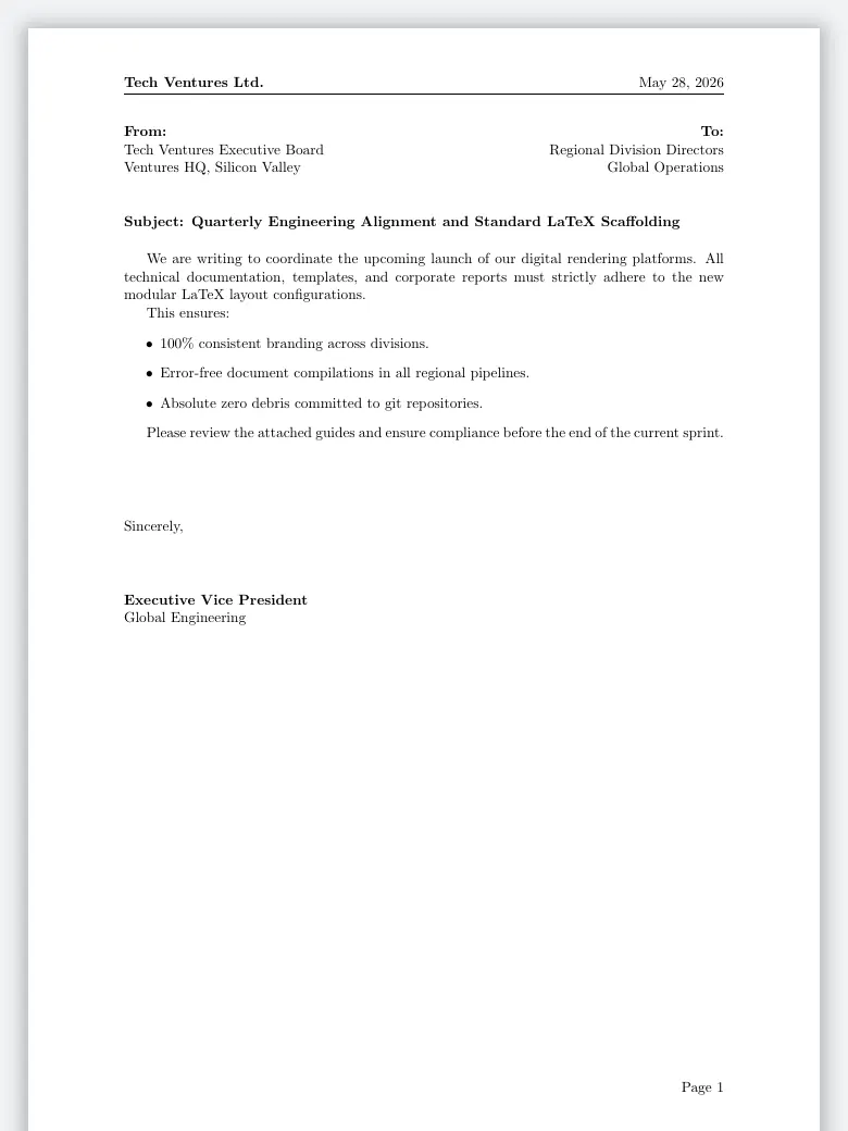 Formal Business Letter preview