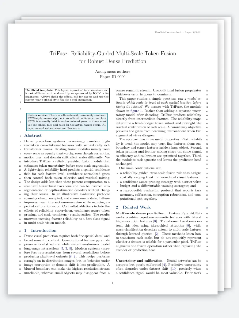 ICCV 2026 Submission Paper preview