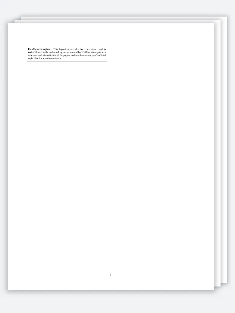 ICSE Technical Paper preview