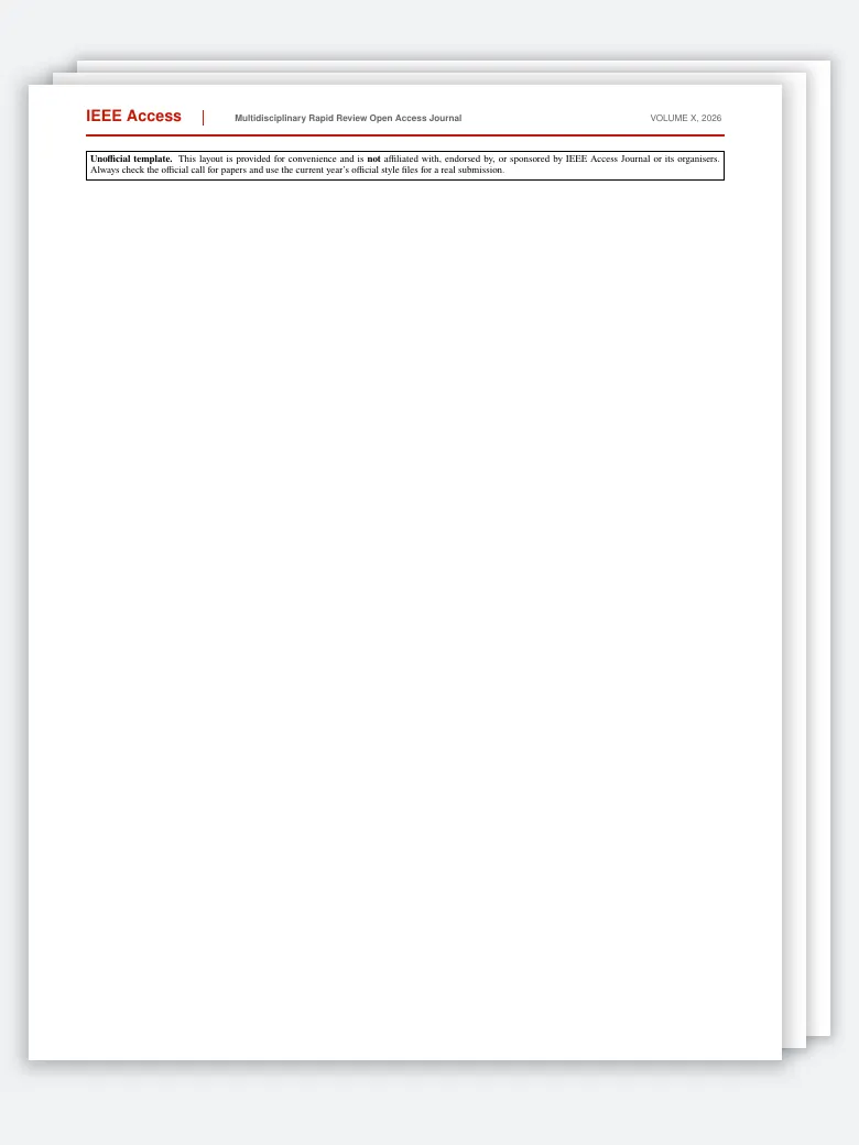 IEEE Access Journal Template preview