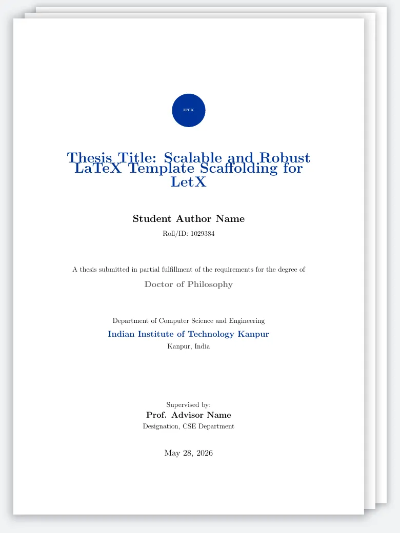 IIT Kanpur Thesis preview