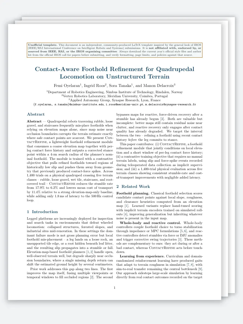 IROS Submission Paper preview