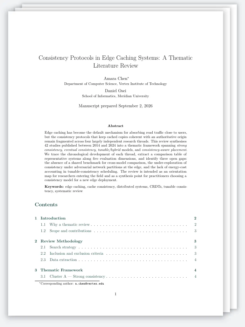 Literature Review Article preview