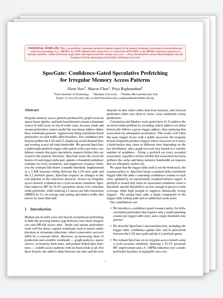 MICRO Architecture Paper preview