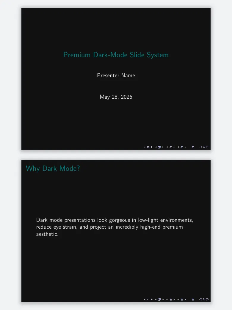 Modern Dark Beamer preview