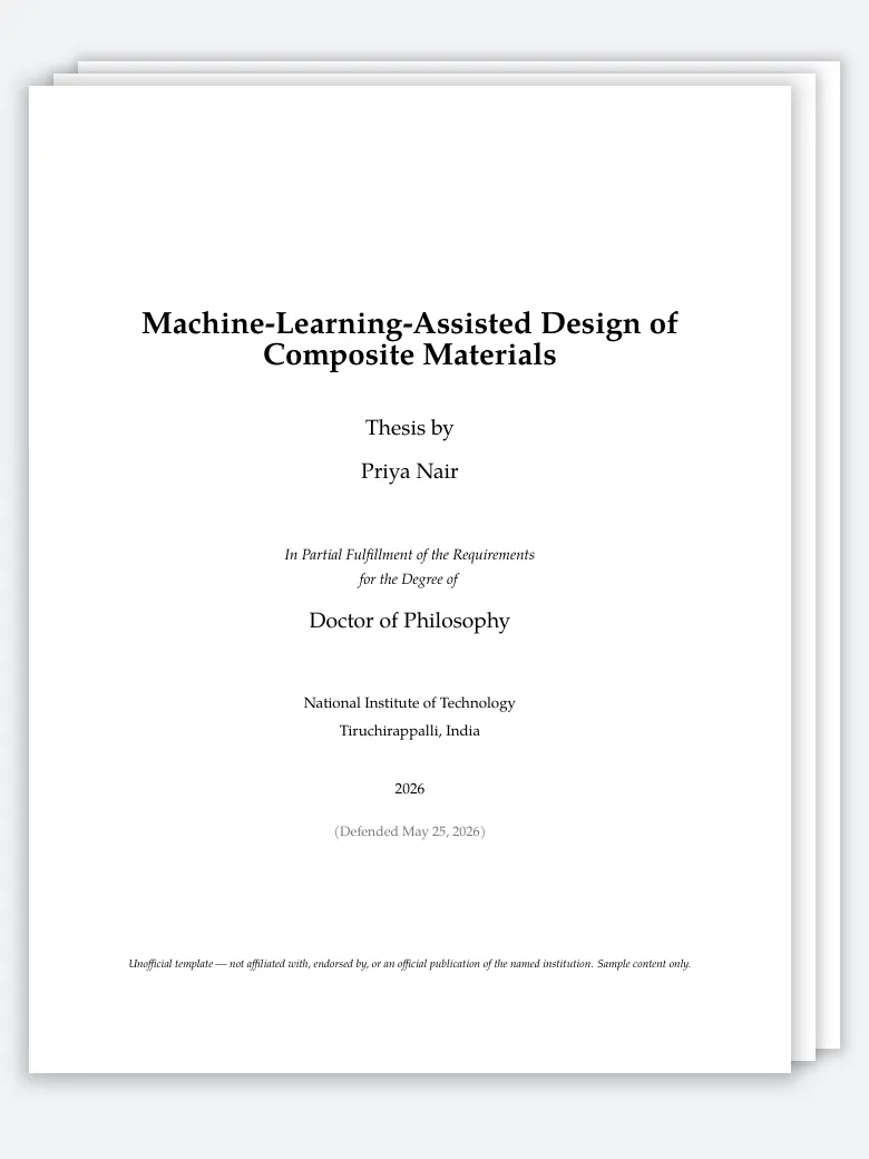 NIT Thesis preview