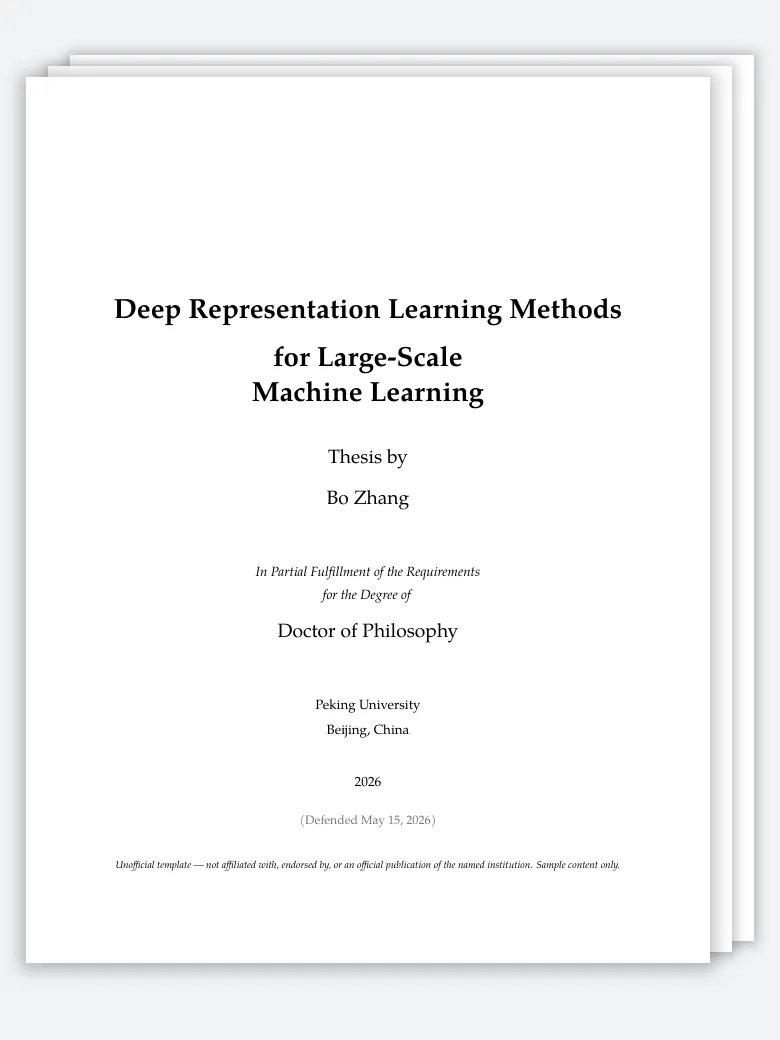 Peking Thesis preview