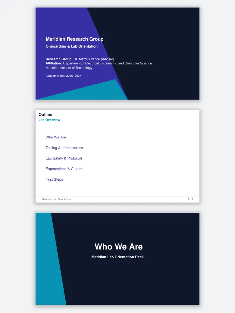 Research Group Onboarding Slides preview