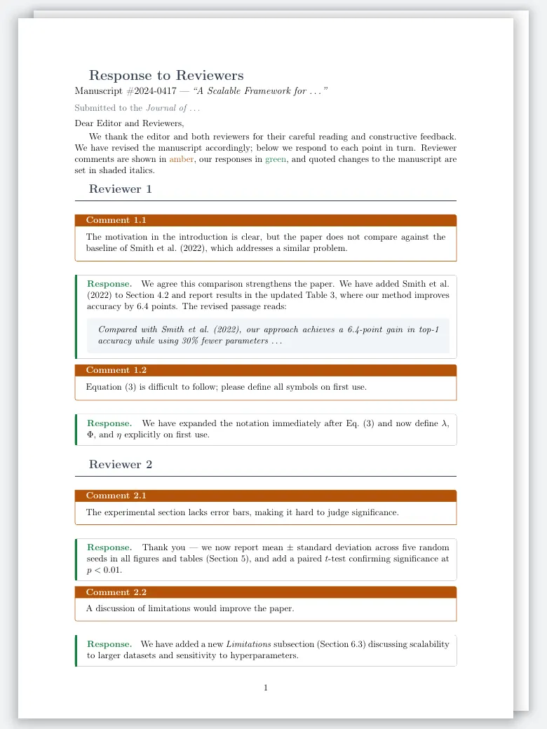 Response to Reviewers preview