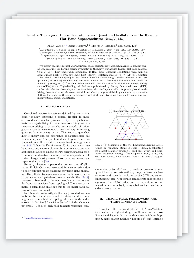 APS Physical Review B Two-Column Paper preview