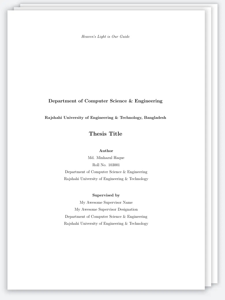 RUET Thesis preview