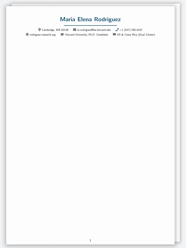 Scholarship Application preview