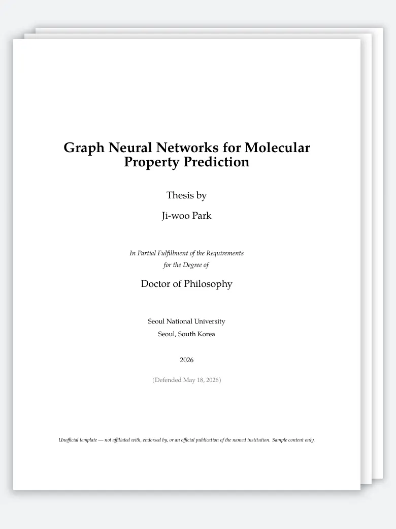 SNU Thesis preview
