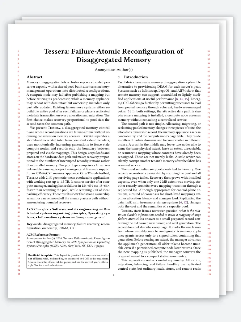SOSP Technical Paper preview