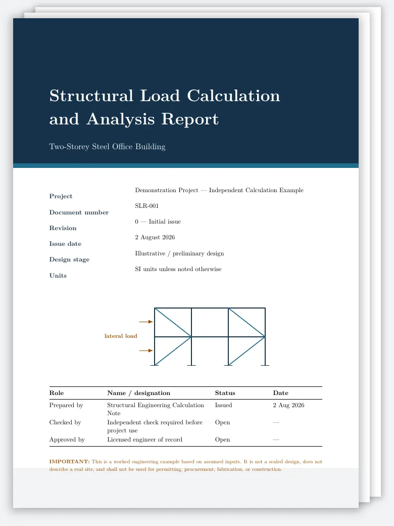 Structural Load Calculation & Analysis Report preview