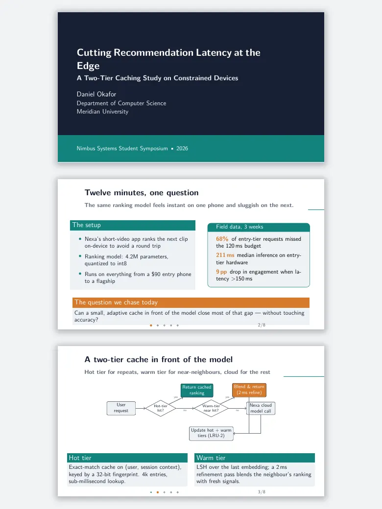 Student Conference Talk Slides preview