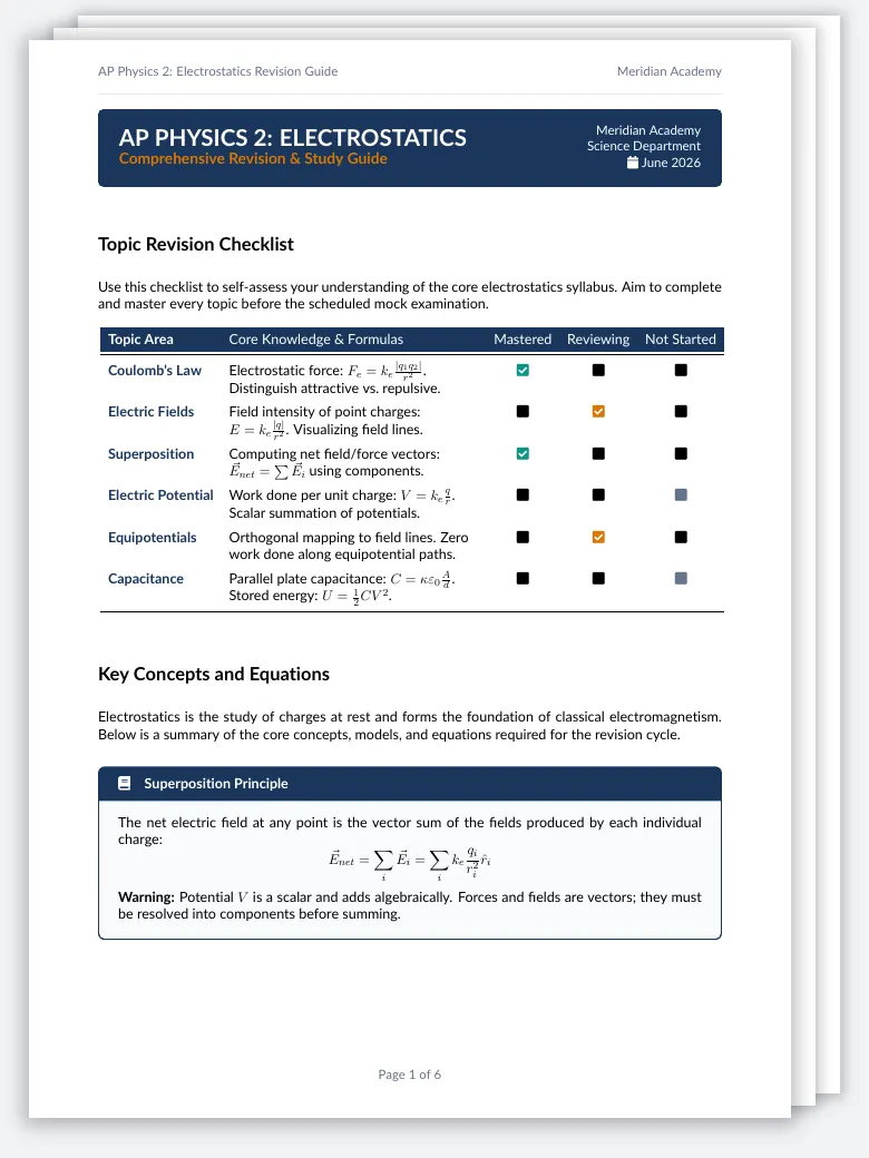 Exam Revision Study Guide preview