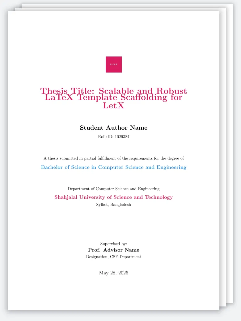 SUST Thesis preview