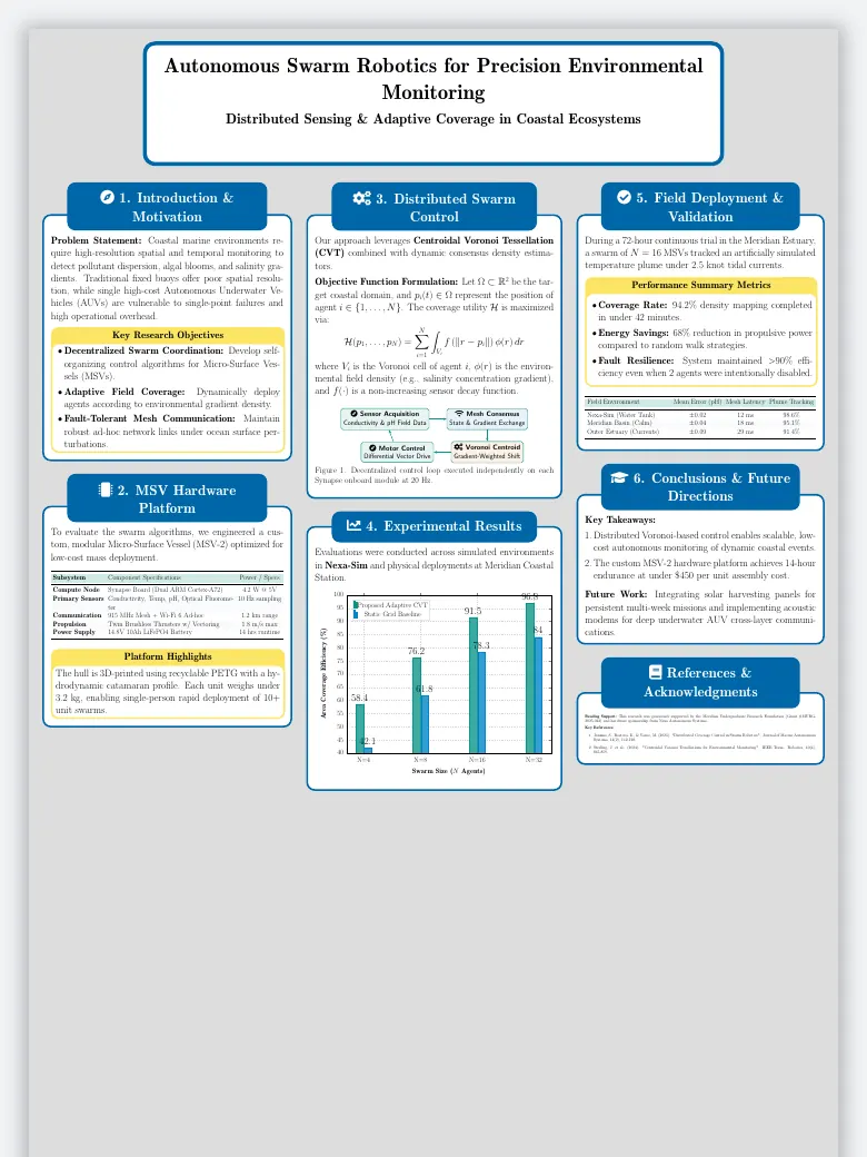 TikZposter Colorful Student Symposium Poster preview