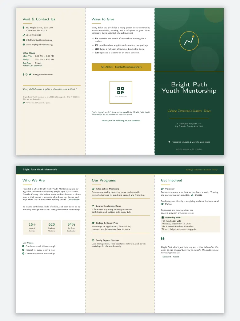 Tri-Fold Brochure preview