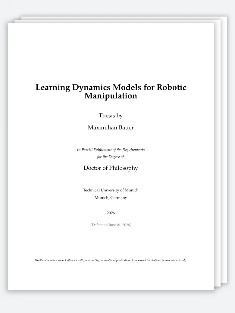 TUM Thesis preview