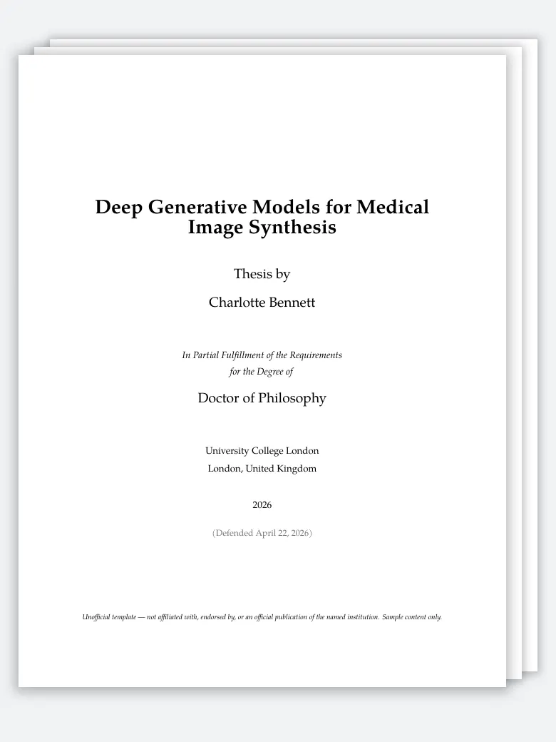 UCL Thesis preview