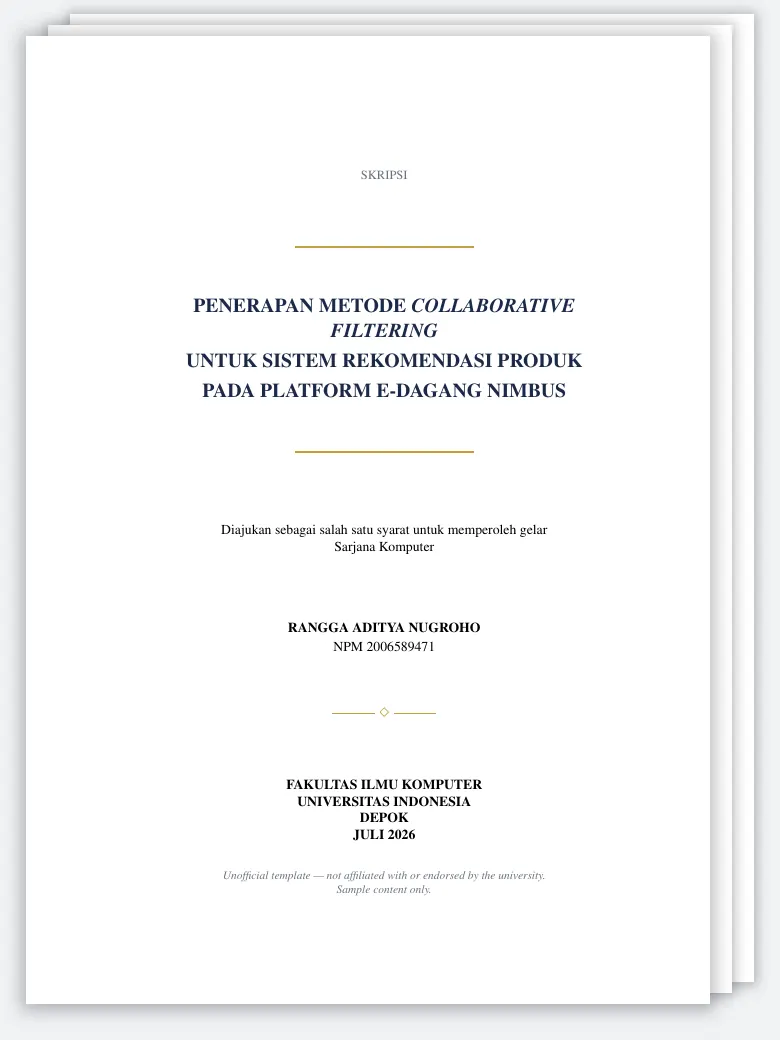 Universitas Indonesia Thesis preview